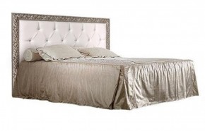 Кровать 2-х спальная(1,6 м)Тиффани Premium черная/серебро с мягким элементом со стразами с подъемным механизмом (ТФКР-2[3][7](П) в Уфе - ufa.ok-mebel.com | фото 1