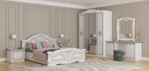 Кровать 2-х спальная 1600*2000 Грация (12.116) без основания (белый/серебро) в Уфе - ufa.ok-mebel.com | фото 2