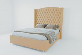 Кровать Берлин ЛЮКС без основания 900 (экокожа бежевая) в Уфе - ufa.ok-mebel.com | фото