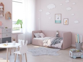 Кровать-диван Leonardo 160*70 (Розовый) + боковина в Уфе - ufa.ok-mebel.com | фото 5