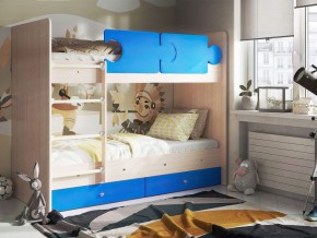 Кровать двухъярусная "Тетрис" (щиты) с бортиками + ящики в Уфе - ufa.ok-mebel.com | фото 6