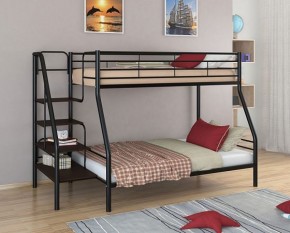 Кровать двухъярусная "Толедо-1" Черный/Венге в Уфе - ufa.ok-mebel.com | фото