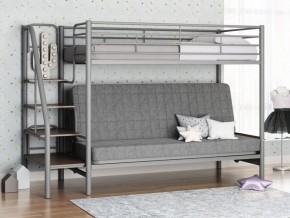Кровать двухъярусная с диваном "Мадлен-3" (Серый/Серый) в Уфе - ufa.ok-mebel.com | фото 1