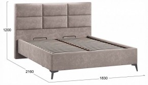 Кровать двуспальная Делана с ПМ Тип 1 в Уфе - ufa.ok-mebel.com | фото 3