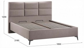 Кровать двуспальная Делана с ПМ Тип 1 в Уфе - ufa.ok-mebel.com | фото 4