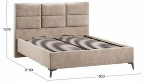 Кровать двуспальная Делана с ПМ Тип 1 в Уфе - ufa.ok-mebel.com | фото 4