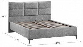 Кровать двуспальная Делана с ПМ Тип 1 в Уфе - ufa.ok-mebel.com | фото 4