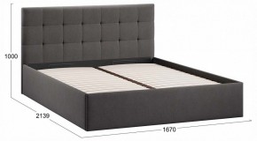 Кровать двуспальная Джоли с ПМ Тип 1 в Уфе - ufa.ok-mebel.com | фото 4