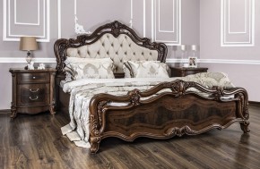 Кровать двуспальная Илона с мягким изголовьем (1800) караваджо в Уфе - ufa.ok-mebel.com | фото