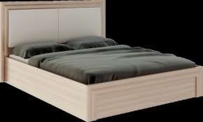 Кровать 1.6 Глэдис М32 с ПМ и мягкой частью (ЯШС/Белый) в Уфе - ufa.ok-mebel.com | фото 1