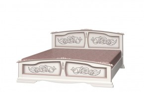 ЕЛЕНА Кровать из массива 1400 (Дуб Молочный) в Уфе - ufa.ok-mebel.com | фото