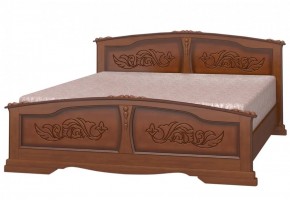 ЕЛЕНА Кровать из массива 1200 (Орех) в Уфе - ufa.ok-mebel.com | фото 1