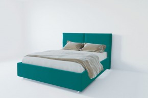 Кровать Корсика с ПМ 1600 (велюр бирюзовый) в Уфе - ufa.ok-mebel.com | фото 2