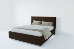 Кровать Корсика с ПМ 800 (экокожа коричневая) в Уфе - ufa.ok-mebel.com | фото 2