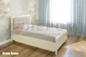 Кровать КР-1031 с мягким изголовьем в Уфе - ufa.ok-mebel.com | фото