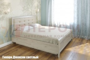 Кровать КР-1033 с мягким изголовьем в Уфе - ufa.ok-mebel.com | фото 1