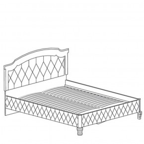 Кровать с обивкой №488 Марлен (1600) Кремовый белый в Уфе - ufa.ok-mebel.com | фото 2