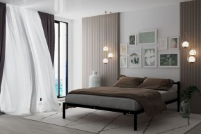Кровать Мета с матрасом 900 (черный) в Уфе - ufa.ok-mebel.com | фото 2