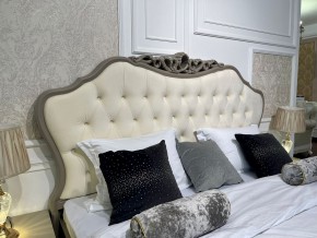 Кровать Мокко 1600 с мягким изголовьем + основание (серый камень) в Уфе - ufa.ok-mebel.com | фото 2