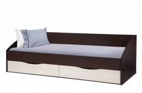 Кровать одинарная "Фея - 3" симметричная New (2000Х900) венге/вудлайн кремовый в Уфе - ufa.ok-mebel.com | фото 1