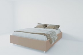 Кровать Подиум с ПМ 1200 (велюр серый) в Уфе - ufa.ok-mebel.com | фото 1