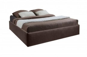 Кровать Подиум с ПМ 800 (экокожа коричневая) в Уфе - ufa.ok-mebel.com | фото 2