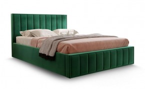 Кровать "Вена" 1400 СТАНДАРТ Вариант 1 Мора зеленый + бельевой ящик с кроватным основанием и подъемным механизмом в Уфе - ufa.ok-mebel.com | фото 1