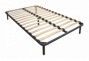 Кровать "Вена" 1600 СТАНДАРТ Вариант 3 Мора коричневый + ортопедическое основание на 5 опорах в Уфе - ufa.ok-mebel.com | фото 2