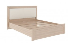 Кровать 1.6 Глэдис М31 с настилом и мягкой частью (ЯШС/Белый) в Уфе - ufa.ok-mebel.com | фото 2