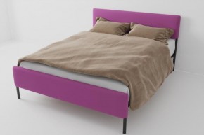 Кровать Стандарт Мини с ортопедическим основанием 800 (велюр розовый) в Уфе - ufa.ok-mebel.com | фото