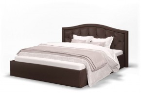 Кровать Стелла 1200 + Основание (Лесмо brown) коричневый в Уфе - ufa.ok-mebel.com | фото