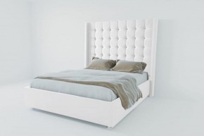 Кровать Венеция ЛЮКС без основания 1200 (экокожа белая) в Уфе - ufa.ok-mebel.com | фото
