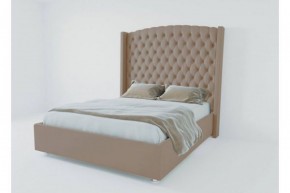 Кровать Версаль ЛЮКС с ПМ 1200 (велюр темно-серый) в Уфе - ufa.ok-mebel.com | фото