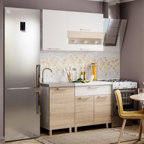 Кухня Айсбери 1.2 м (Белый/Дуб Сонома) в Уфе - ufa.ok-mebel.com | фото
