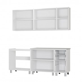Кухня Рио 2.0 (Белый/F02) в Уфе - ufa.ok-mebel.com | фото 2