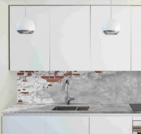 Кухонный фартук со столешницей (А-01) в едином стиле (3050 мм) в Уфе - ufa.ok-mebel.com | фото