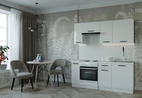 Кухонный гарнитур Белый Глянец 1800 (Стол. 26мм) в Уфе - ufa.ok-mebel.com | фото