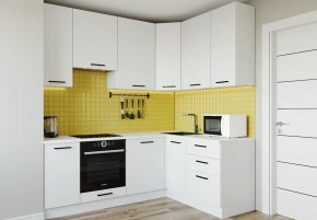 Кухонный гарнитур Белый Глянец 2200*1600 h950 (Стол. 26мм) в Уфе - ufa.ok-mebel.com | фото