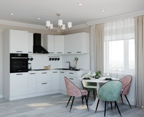 Кухонный гарнитур Белый Глянец 2400*1600 (Стол. 26мм) в Уфе - ufa.ok-mebel.com | фото