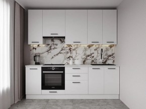 Кухонный гарнитур Белый Глянец 2400 h950 (Стол. 26мм) в Уфе - ufa.ok-mebel.com | фото