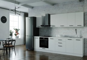 Кухонный гарнитур Белый Глянец 2800 (Стол. 38мм) в Уфе - ufa.ok-mebel.com | фото