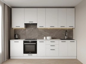 Кухонный гарнитур Белый Глянец 3000 h950 (Стол. 26мм) в Уфе - ufa.ok-mebel.com | фото