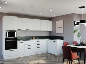 Кухонный гарнитур Белый Глянец 3200*1400 (Стол. 26мм) в Уфе - ufa.ok-mebel.com | фото