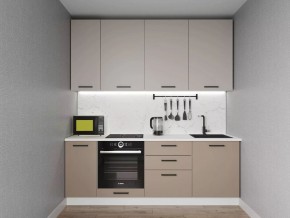 Кухонный гарнитур Каппучино 2200 h950 (Стол. 26мм) в Уфе - ufa.ok-mebel.com | фото