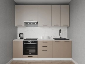 Кухонный гарнитур Каппучино 2400 h950 (Стол. 26мм) в Уфе - ufa.ok-mebel.com | фото