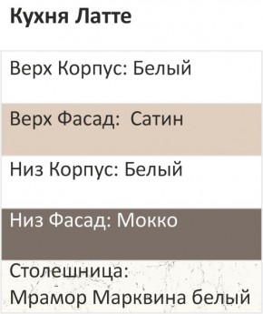 Кухонный гарнитур Латте 1000 (Стол. 26мм) в Уфе - ufa.ok-mebel.com | фото 3