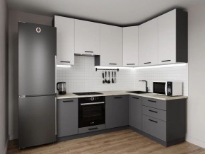 Кухонный гарнитур Меренга 2200*1600 h950 (Стол. 26мм) в Уфе - ufa.ok-mebel.com | фото