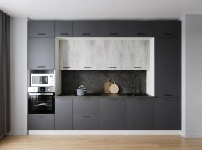 Кухонный гарнитур Санторини 3400 (Стол. 38мм) в Уфе - ufa.ok-mebel.com | фото