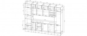 Кухонный гарнитур Санторини 3400 (Стол. 38мм) в Уфе - ufa.ok-mebel.com | фото 2