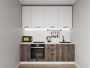 Кухонный гарнитур Старое Дерево 2200 h950 (Стол. 26мм) в Уфе - ufa.ok-mebel.com | фото
